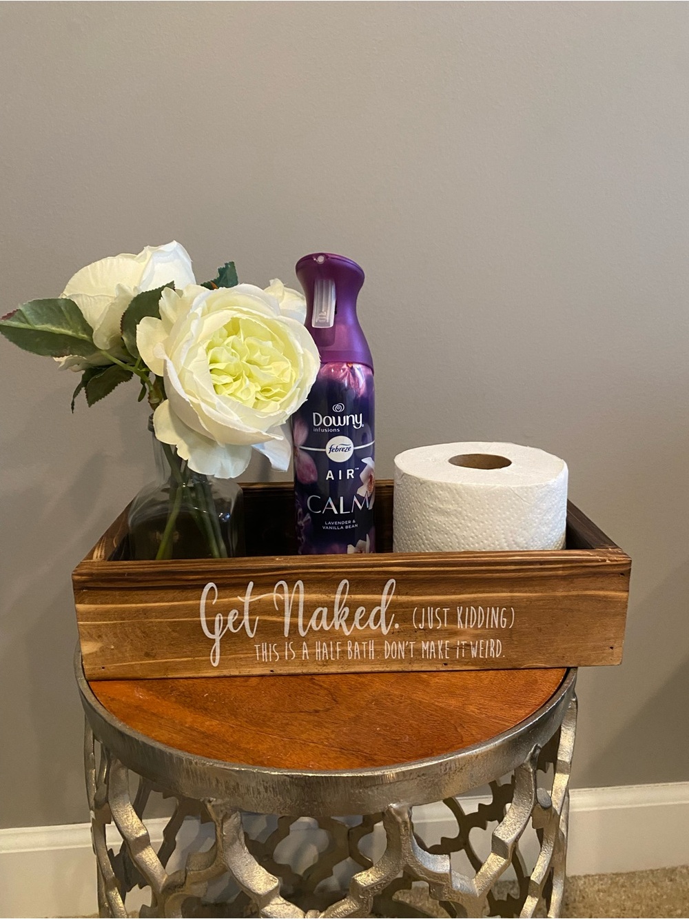 Double Sided Bathroom Tray